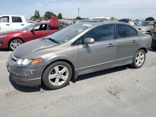 HONDA CIVIC EX 2007 gray  gas 1HGFA16867L047988 photo #1