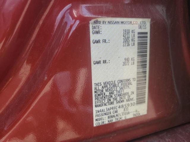 2015 NISSAN ALTIMA 2.5 1N4AL3AP4FC485930