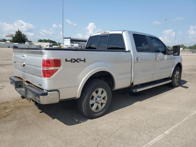 FORD F150 SUPER 2010 silver crew pic flexible fuel 1FTFW1EV9AFC99621 photo #4