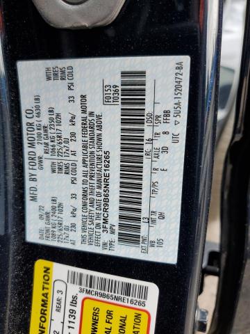 2022 FORD BRONCO SPO - 3FMCR9B65NRE16265