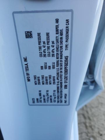 2023 TESLA MODEL 3 5YJ3E1EB0PF603945