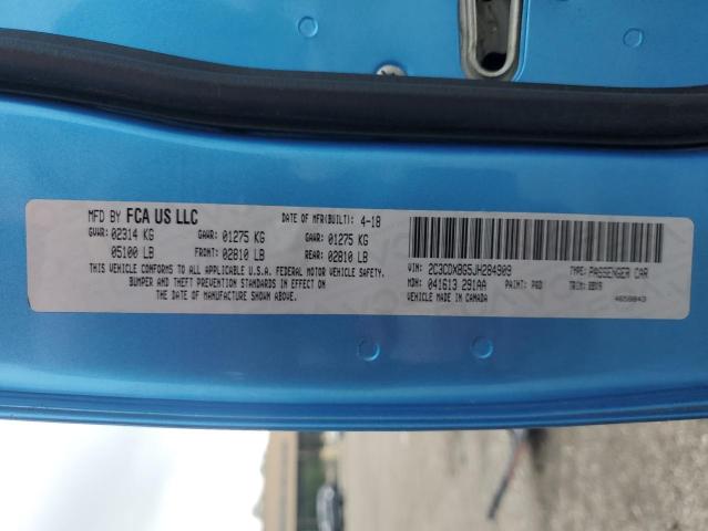 2018 DODGE CHARGER SX - 2C3CDXBG5JH284909
