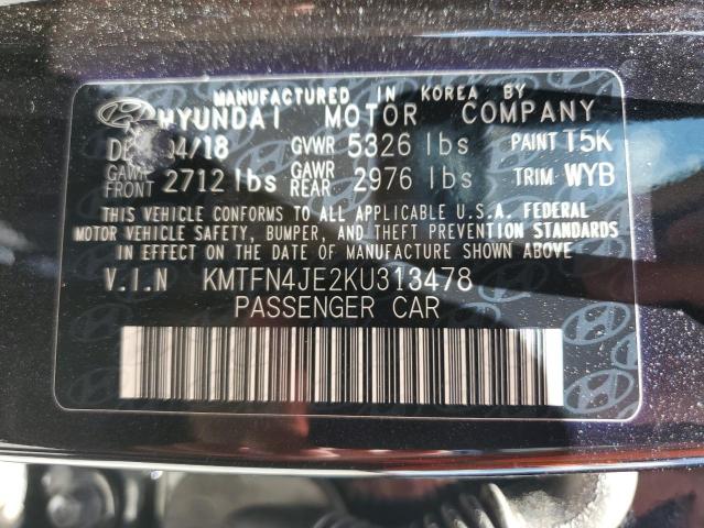 2019 GENESIS G80 BASE KMTFN4JE2KU313478