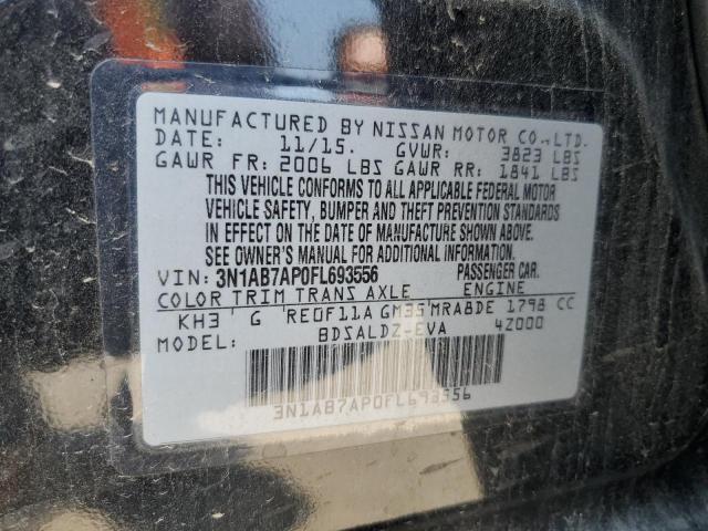 2015 NISSAN SENTRA S - 3N1AB7AP0FL693556