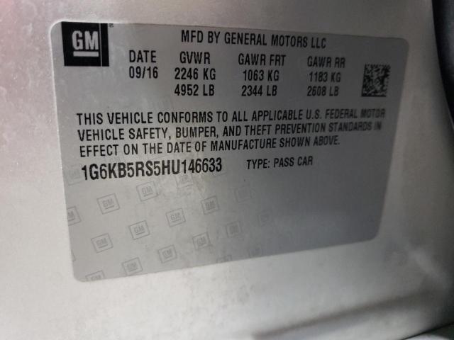 2017 CADILLAC CT6 1G6KB5RS5HU146633