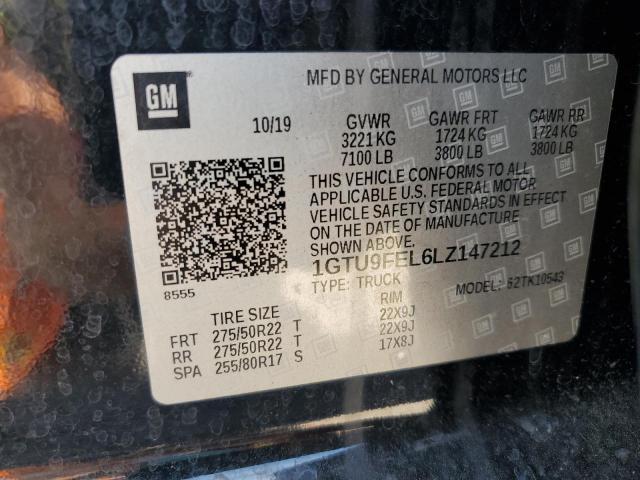 2020 GMC SIERRA K15 1GTU9FEL6LZ147212