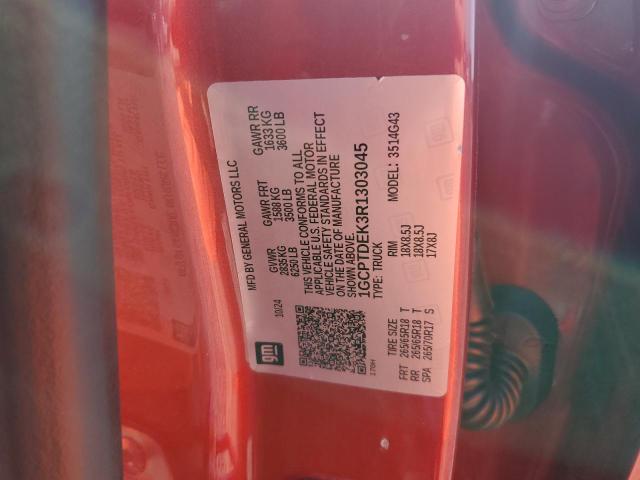 2024 CHEVROLET COLORADO Z 1GCPTDEK3R1303045
