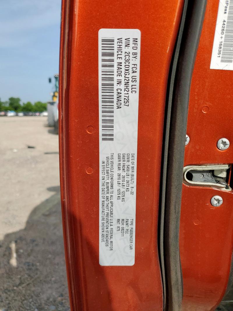 2022 DODGE CHARGER SC - 2C3CDXGJ2NH217257