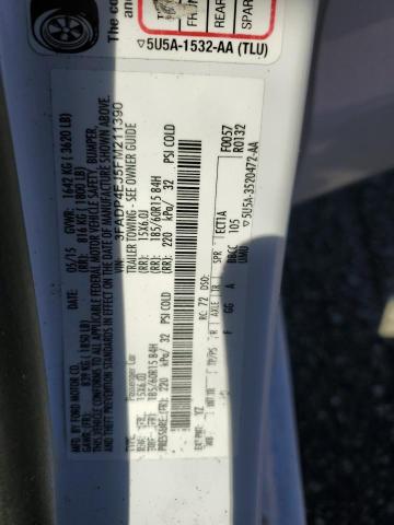 2015 FORD FIESTA SE 3FADP4EJ5FM211390