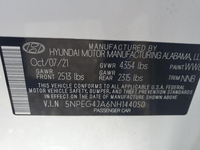 2022 HYUNDAI SONATA SE 5NPEG4JA6NH144050