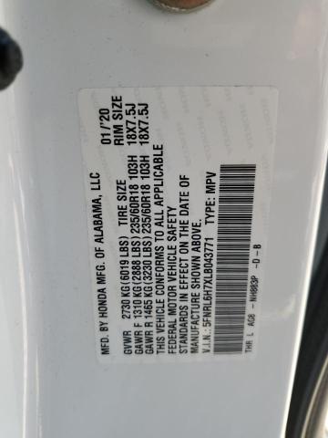2020 HONDA ODYSSEY EX 5FNRL6H7XLB043771