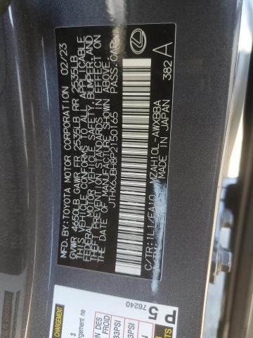 2023 LEXUS UX 250H BA JTHX6JBH8P2150165