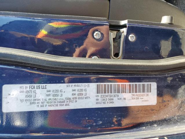 2016 DODGE CHARGER PO 2C3CDXAT3GH136734