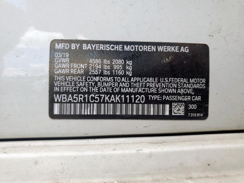 2019 BMW 330 I - WBA5R1C57KAK11120