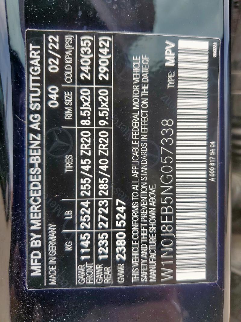2022 MERCEDES-BENZ GLC COUPE - W1N0J8EB5NG057338