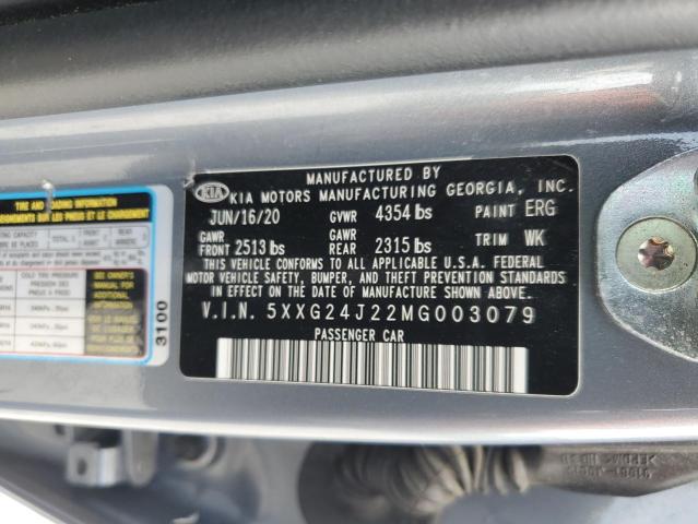 2021 KIA K5 LX 5XXG24J22MG003079
