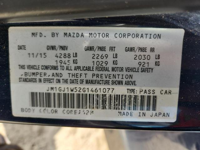 2016 MAZDA 6 GRAND TO JM1GJ1W52G1461077