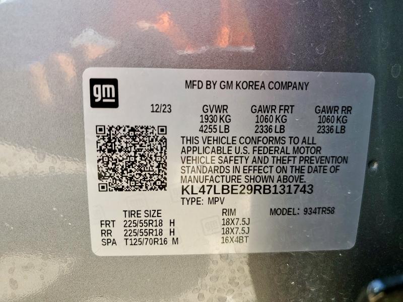 2024 BUICK ENVISTA SP KL47LBE29RB131743