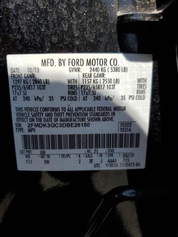 2013 FORD EDGE SE - 2FMDK3GC3DBE26150