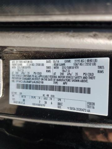 2015 FORD ESCAPE TIT - 1FMCU9J94FUA39318