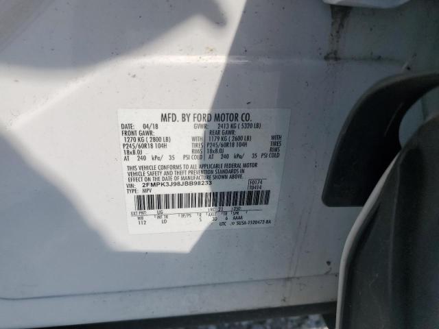 2018 FORD EDGE SEL 2FMPK3J98JBB98233