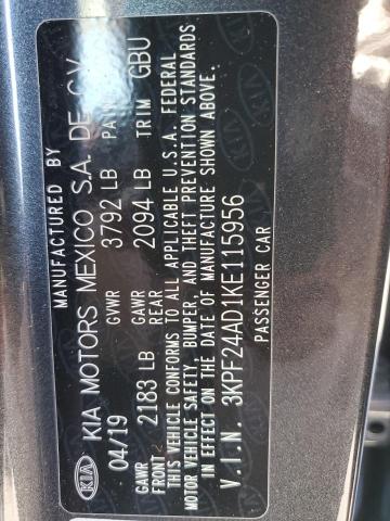 2019 KIA FORTE FE - 3KPF24AD1KE115956