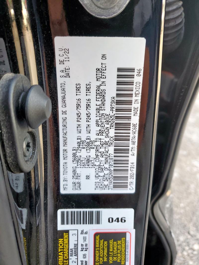 2023 TOYOTA TACOMA DOU - 3TYAX5GNXPT071877