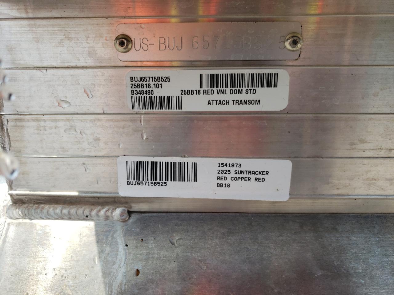 Lot #3256499669 2025 UNK SUNTRACKER  BB18