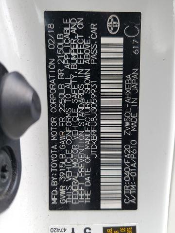 2018 TOYOTA PRIUS JTDKBRFU8J3059931