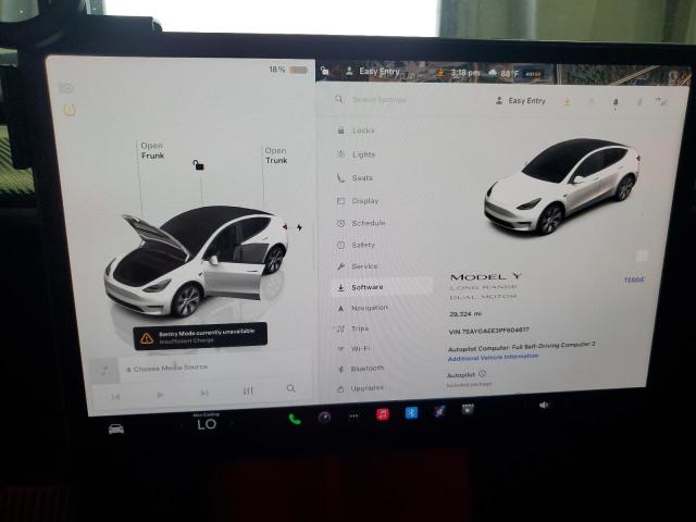 2023 TESLA MODEL Y 7SAYGAEE3PF604617
