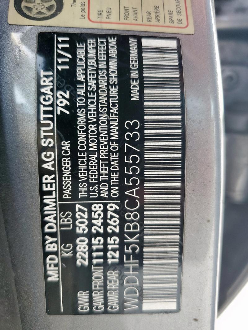 2012 MERCEDES-BENZ E 350 - WDDHF5KB8CA555733