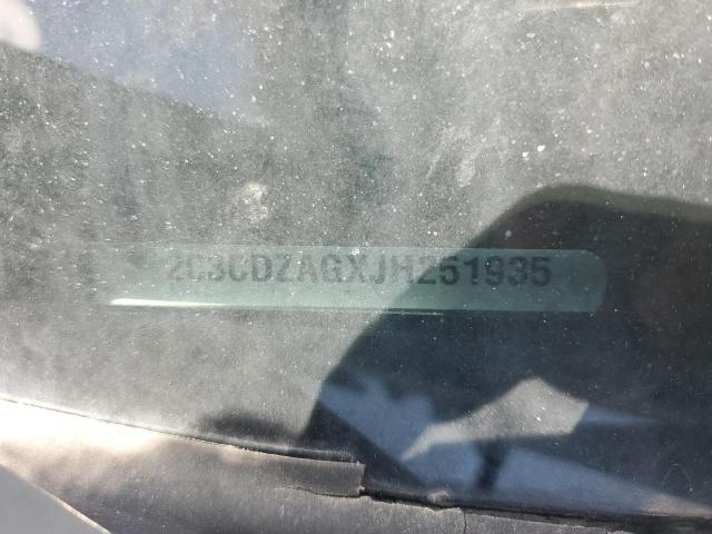 2018 DODGE CHALLENGER 2C3CDZAGXJH251935