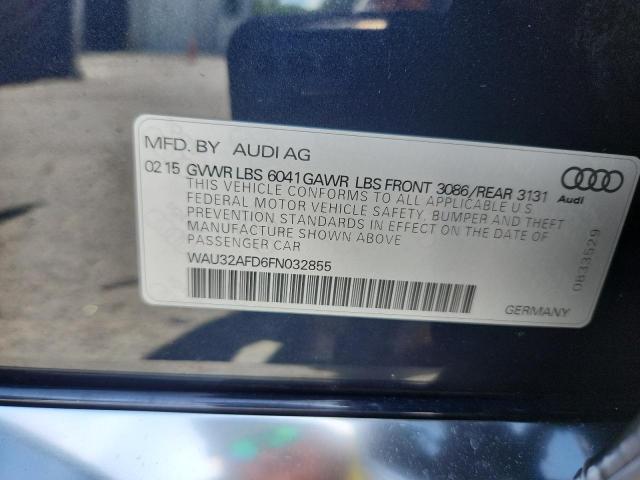 2015 AUDI A8 L QUATT WAU32AFD6FN032855
