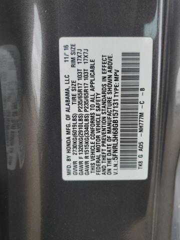 2016 HONDA ODYSSEY EX 5FNRL5H68GB157131