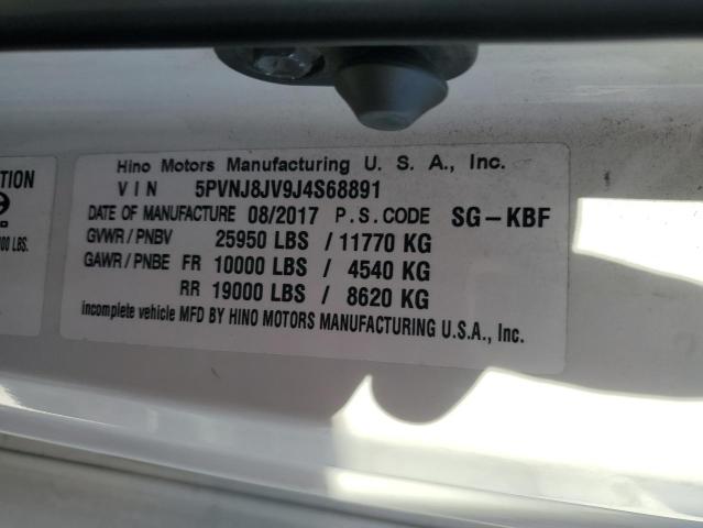 2018 HINO 258/268 #3302769348