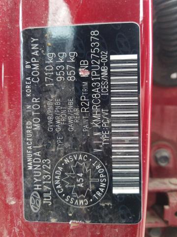 2023 HYUNDAI VENUE SEL KMHRC8A31PU275378