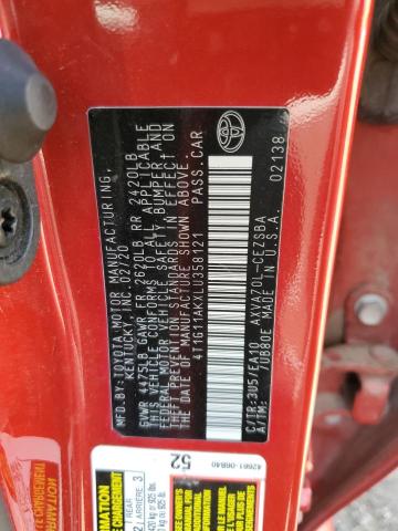 2020 TOYOTA CAMRY SE #3279851256