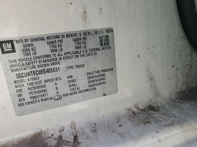 2014 CHEVROLET SILVERADO - 3GCUKTEC8EG465631