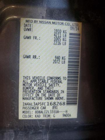 2015 NISSAN ALTIMA 2.5 - 1N4AL3AP5FC168268