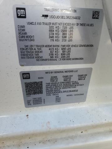 2024 CHEVROLET SILVERADO K1500 LTZ 1GCUDGEL0RZ264832