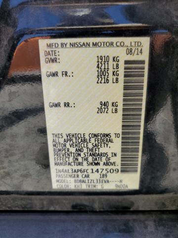 2015 NISSAN ALTIMA 2.5 - 1N4AL3AP6FC147509