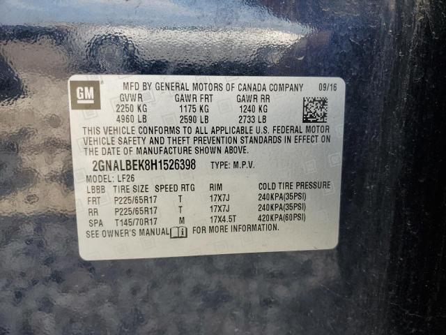 2017 CHEVROLET EQUINOX LS 2GNALBEK8H1526398