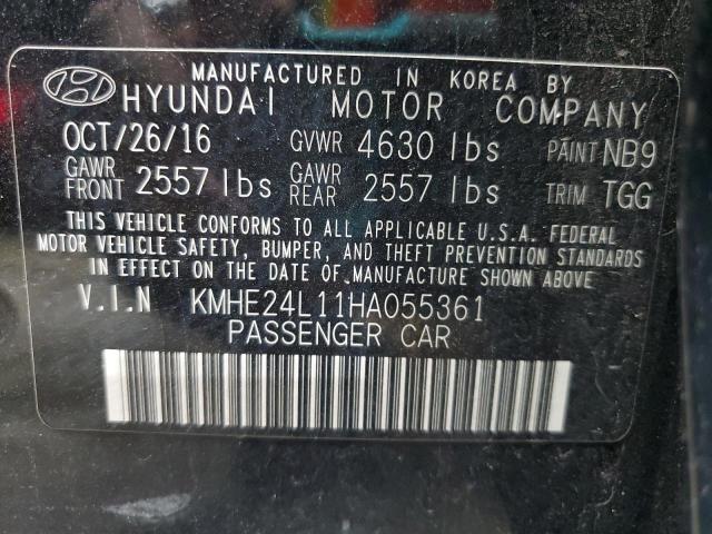 2017 HYUNDAI SONATA HYB KMHE24L11HA055361