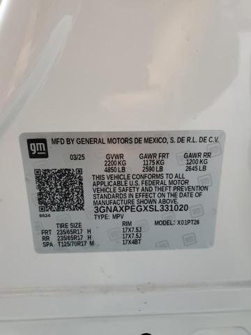 2025 CHEVROLET EQUINOX LT - 3GNAXPEGXSL331020