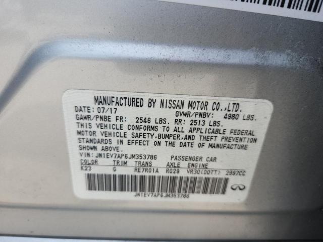 2018 INFINITI Q50 LUXE - JN1EV7AP6JM353786