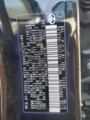 2021 TOYOTA COROLLA LE 5YFEPMAE0MP229678