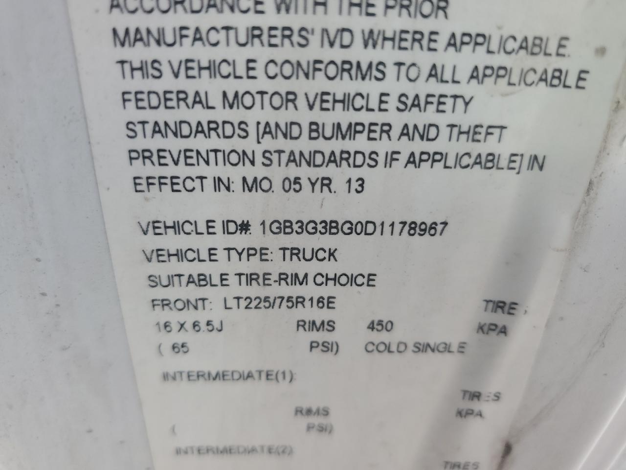 CHEVROLET EXPRESS G3