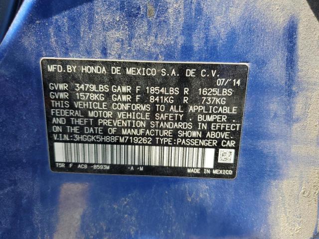 2015 HONDA FIT EX 3HGGK5H88FM719262