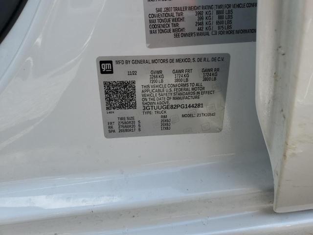 2023 GMC SIERRA K15 3GTUUGE82PG144281