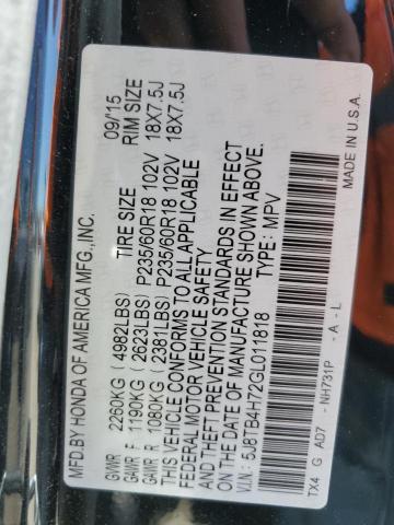 2016 ACURA RDX ADVANC 5J8TB4H72GL011818